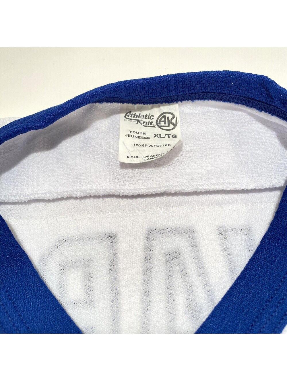 John Tavares Jersey #91 Maple Leaves Ice Hockey White & Blue Kid's Hockey Jersey - Picture 11 of 12